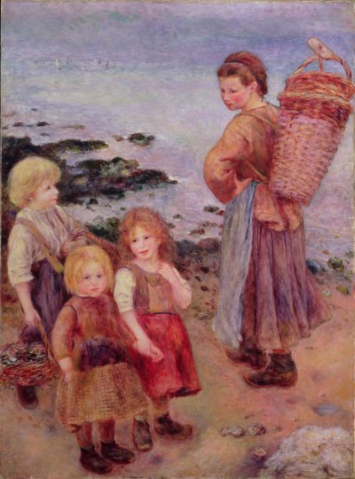 Pêcheurs de moules à Berneval, 1879 - Pierre Auguste Renoir